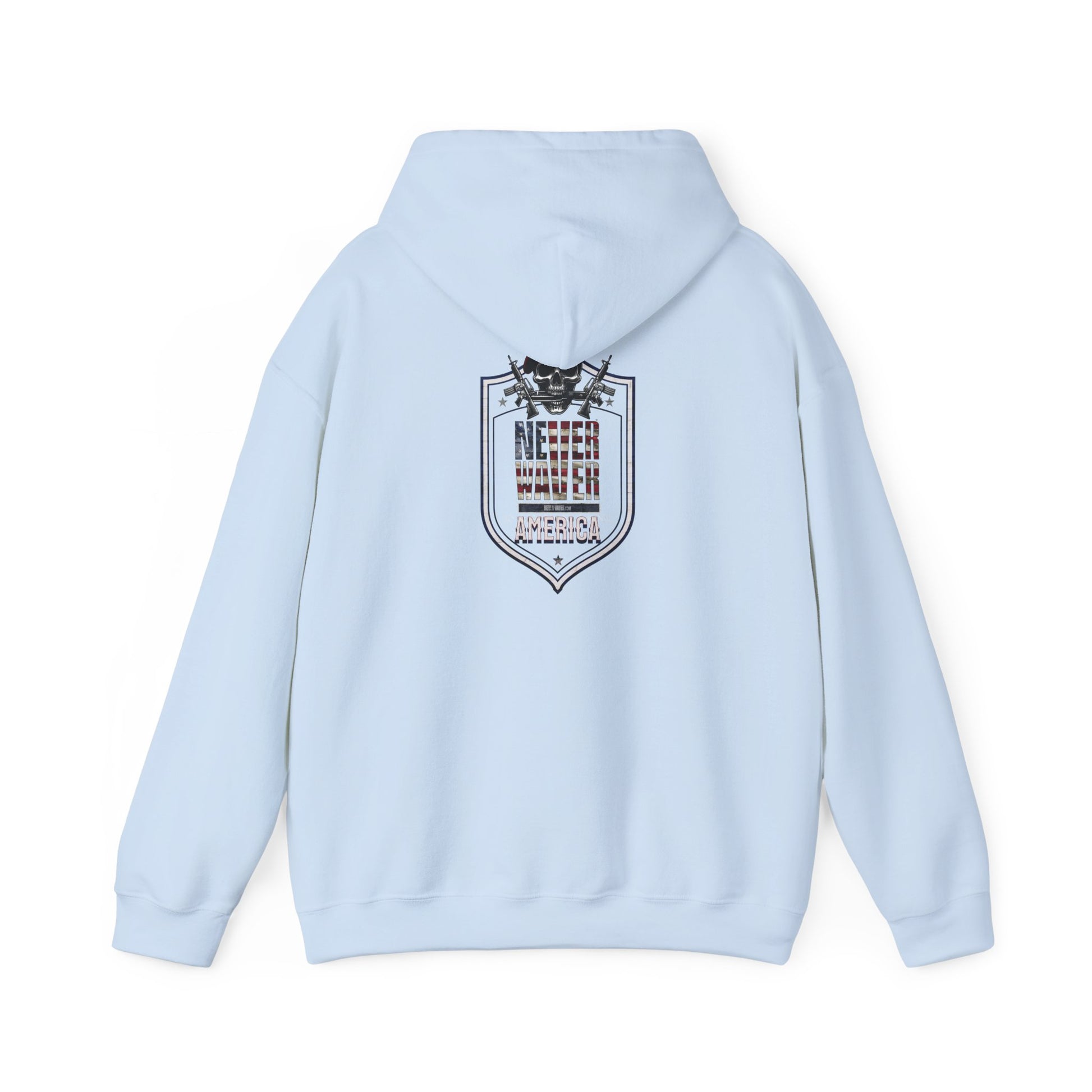 Never Waver Unisex Hooded Sweatshirt - Cozy Casual Wear for Everyday Comfort - Never Waver