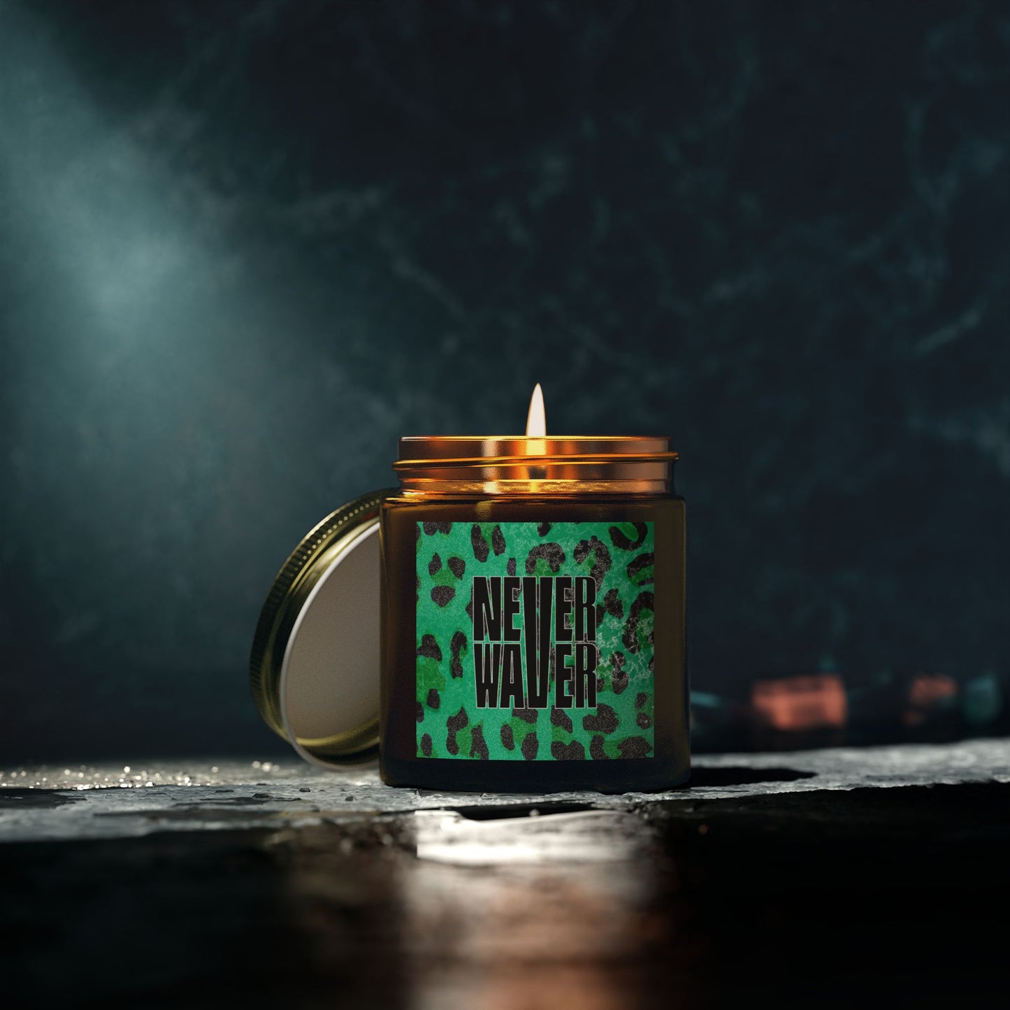 Never Waver Wild Vibes Scented Candles, Coconut Apricot Wax, Eco-Friendly Aromatherapy, Unique Home Decor, Gift for Her, Relaxation Gift - Never Waver