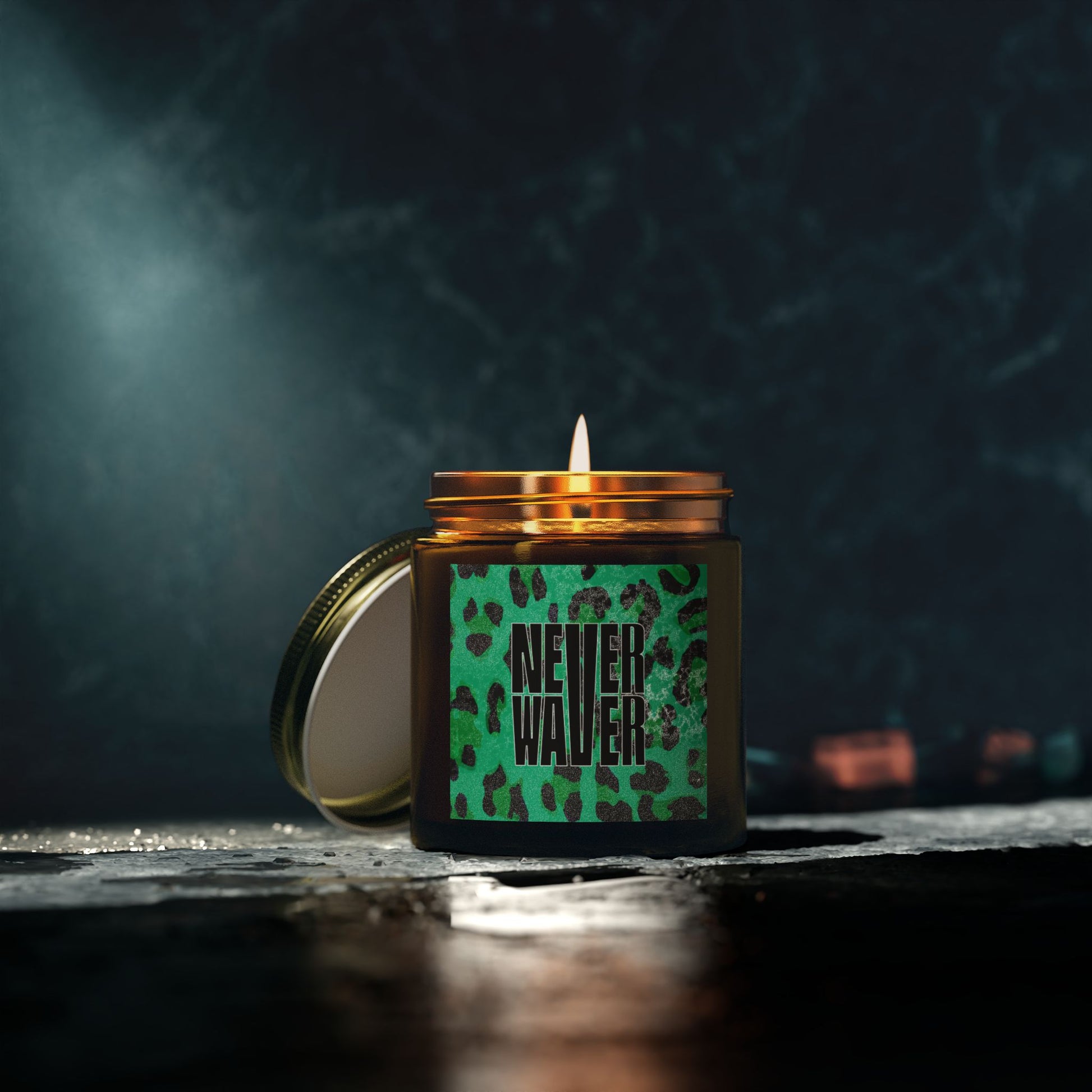 Never Waver Wild Vibes Scented Candles, Coconut Apricot Wax, Eco-Friendly Aromatherapy, Unique Home Decor, Gift for Her, Relaxation Gift - Never Waver