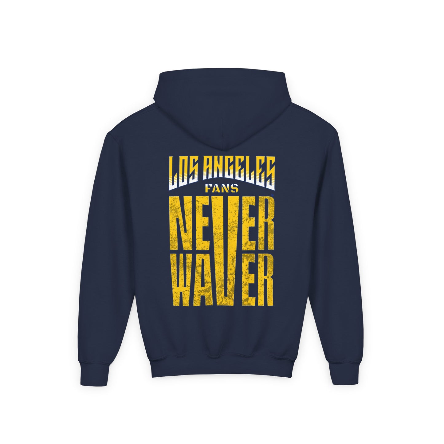 Los Angeles  Fans Never Waver Youth Heavy Blend Hooded Sweatshirt