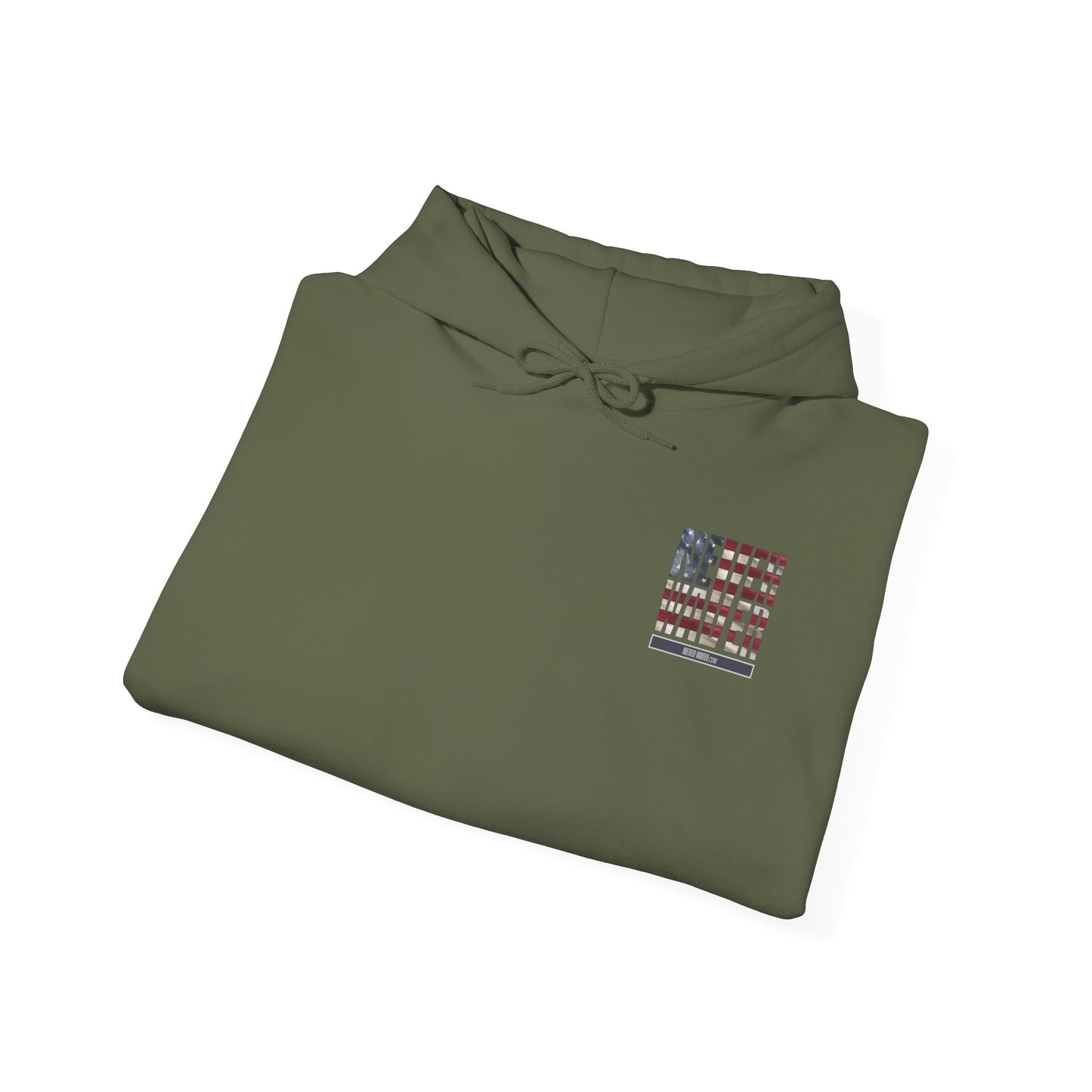 Never Waver Unisex Hooded Sweatshirt - Cozy Casual Wear for Everyday Comfort - Never Waver