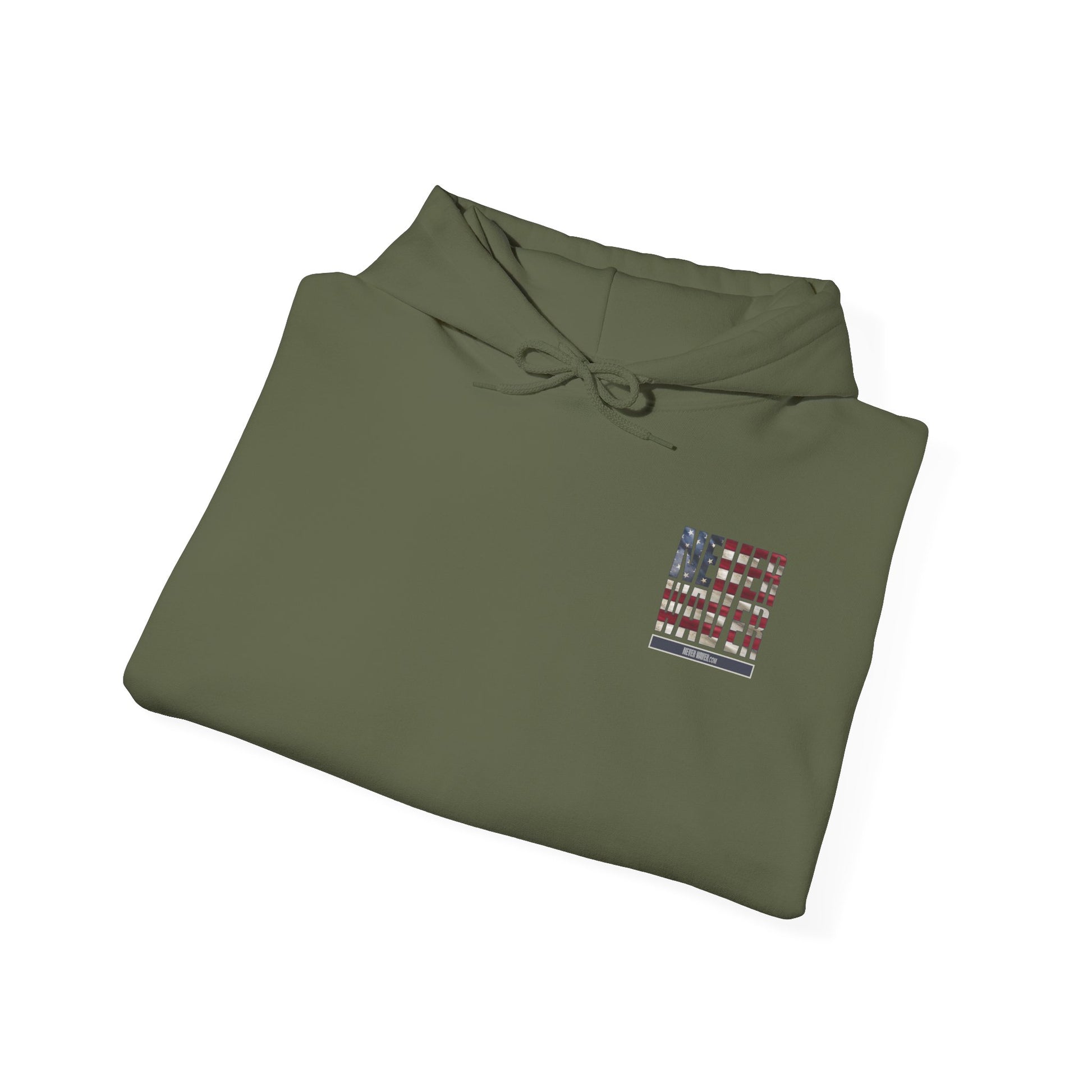 Never Waver Unisex Hooded Sweatshirt - Cozy Casual Wear for Everyday Comfort - Never Waver
