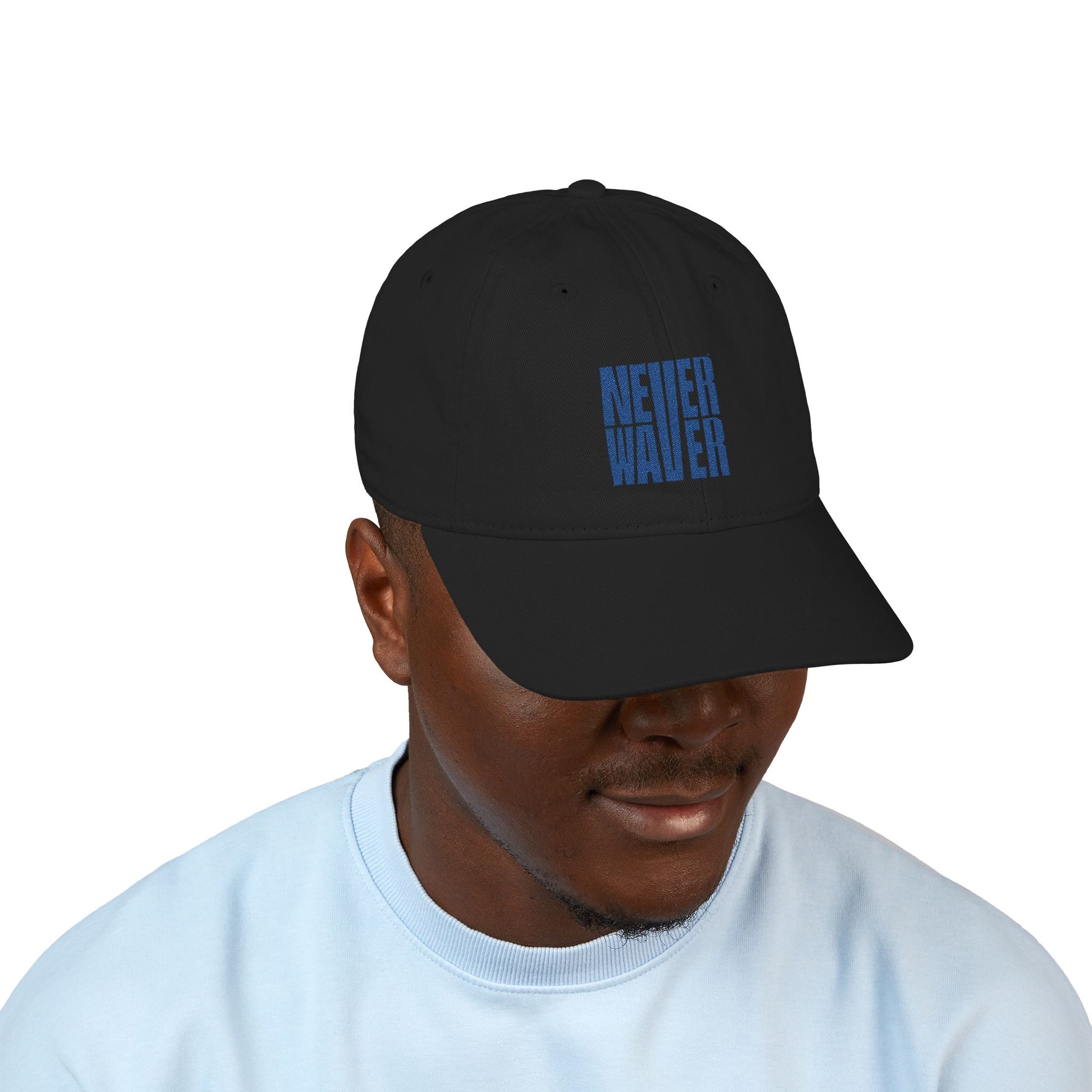 Organic Baseball Cap - Never Waver Embroidery - Never Waver