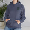 New York Fans Never Waver W Leopard Football Unisex Heavy Blend™ Hooded Sweatshirt - Never Waver