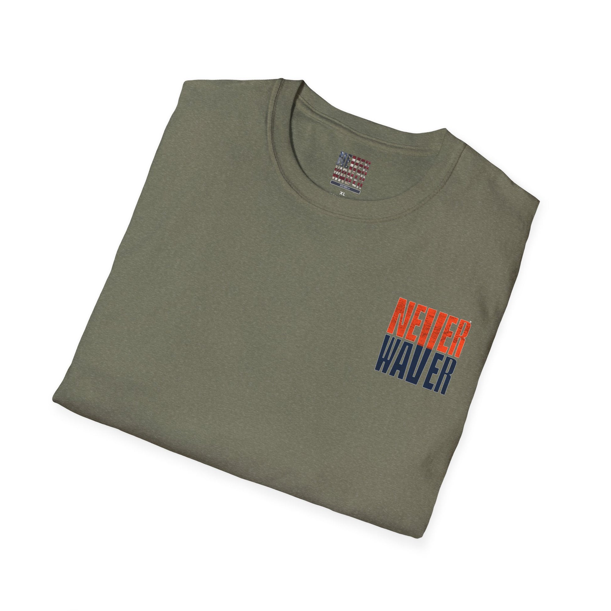 Denver Fans Never Waver Unisex Softstyle T-Shirt - Never Waver