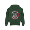 Youth Golf Hoodie - "Keep Calm Never Waver and Golf On" Sweatshirt for Young Golfers - Never Waver