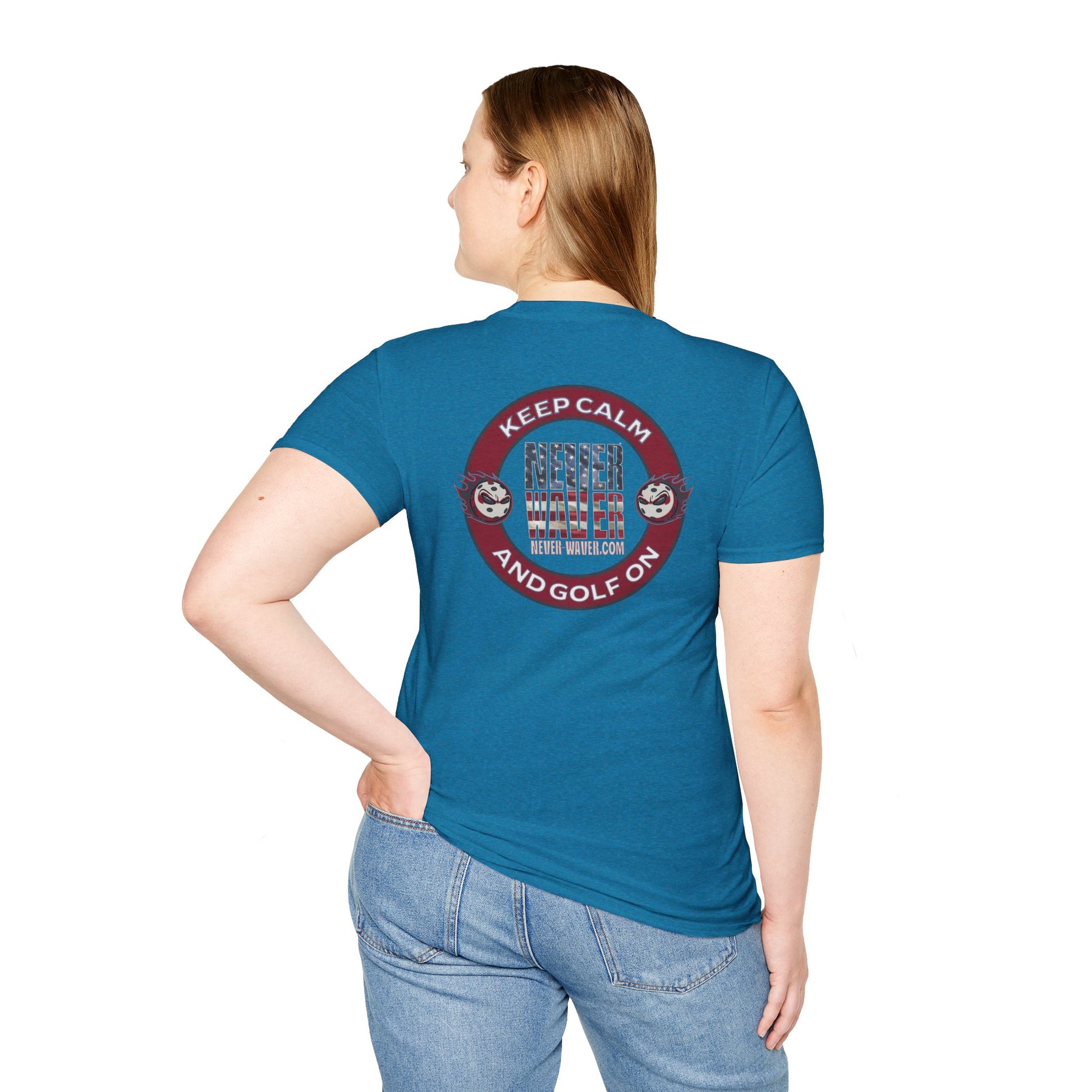 Never Waver Golf Unisex Soft style T-Shirt - Never Waver