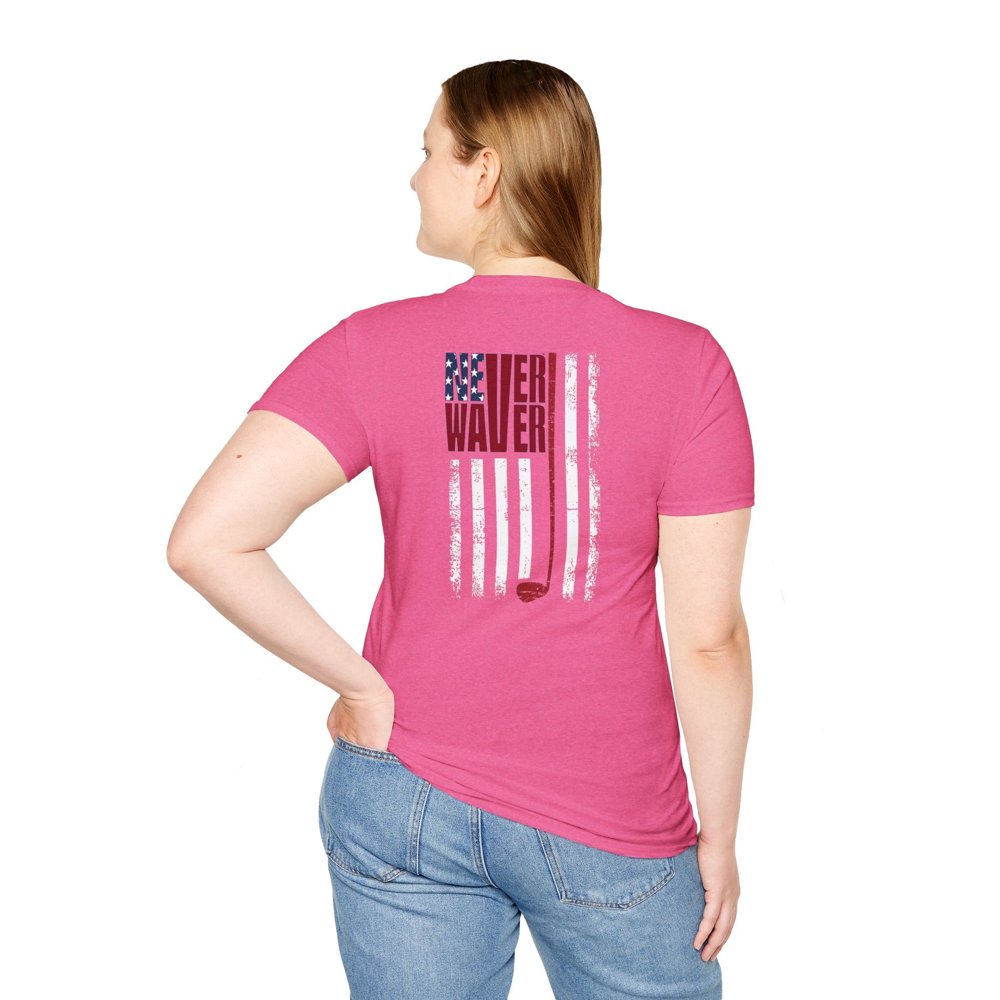 Never Waver Golf Unisex Soft style T-Shirt - Never Waver
