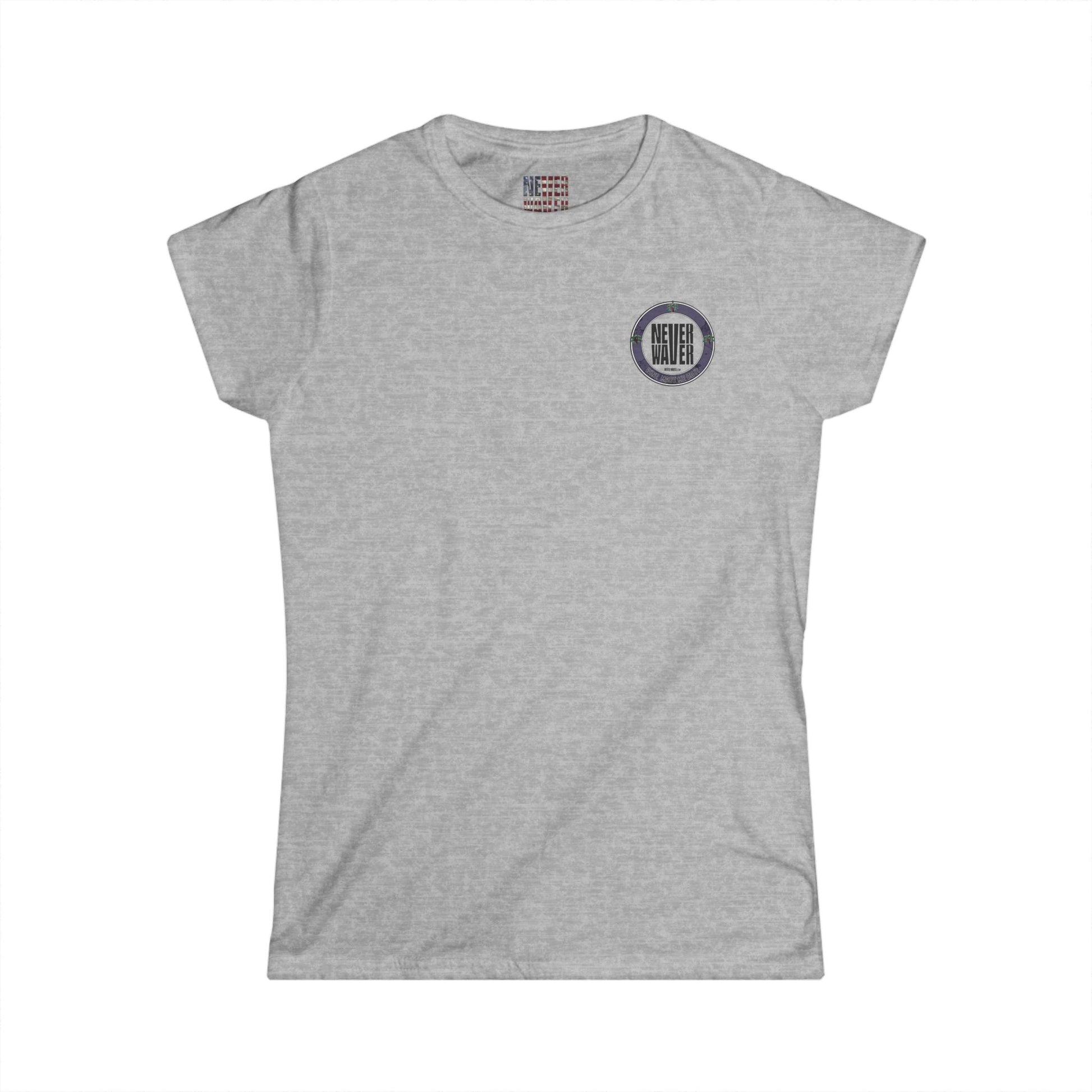 Never Waver Wine Made Me Do It Women's Soft Style Tee - - Never Waver