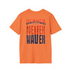 Denver Fans Never Waver Unisex Softstyle T-Shirt - Never Waver