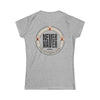 Never Waver Save Water, Drink Whisky Women's Soft Style Tee - - Never Waver