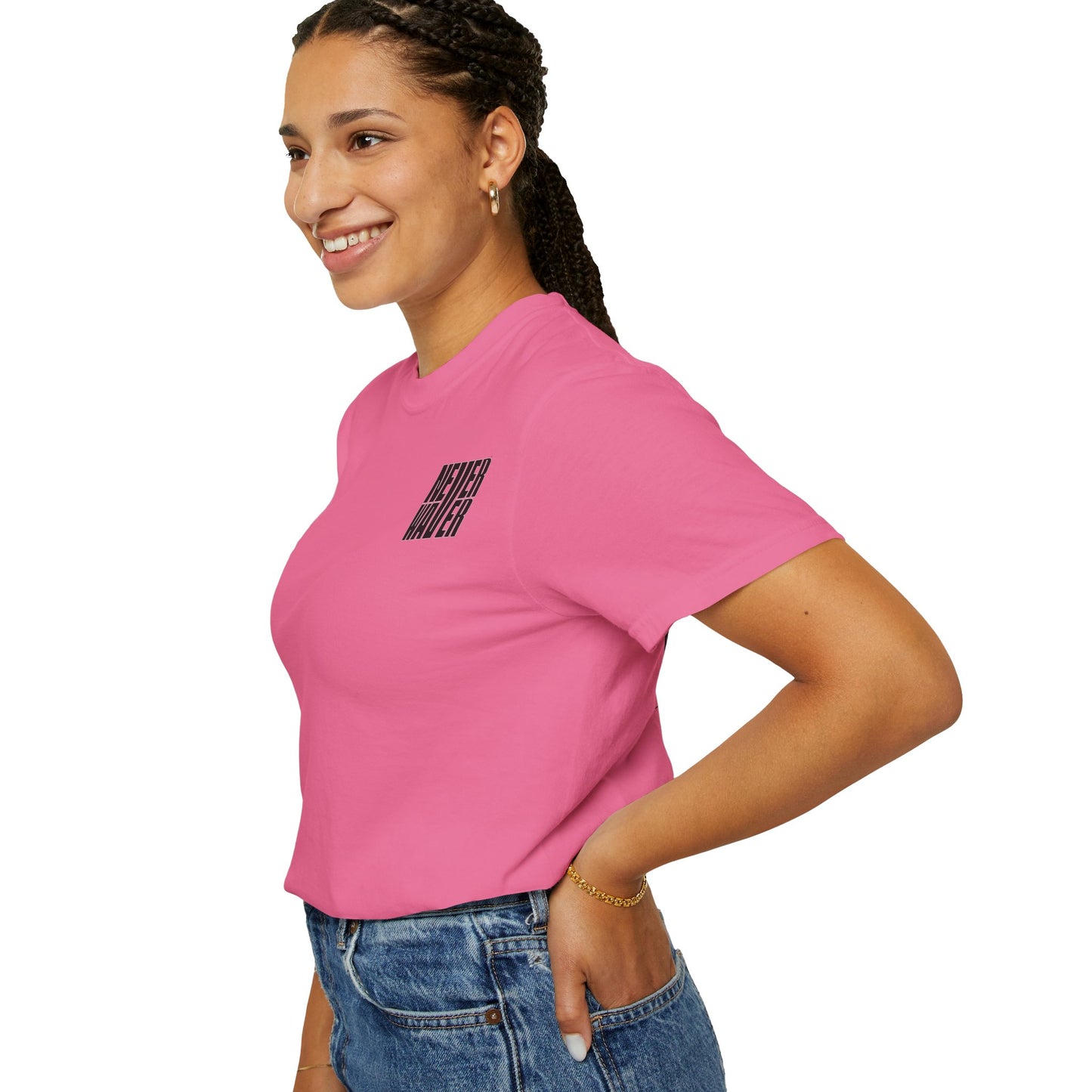 Unisex Garment-Dyed T-Shirt - 'Never Waver Mamacita Needs a Margarita' Design - Never Waver