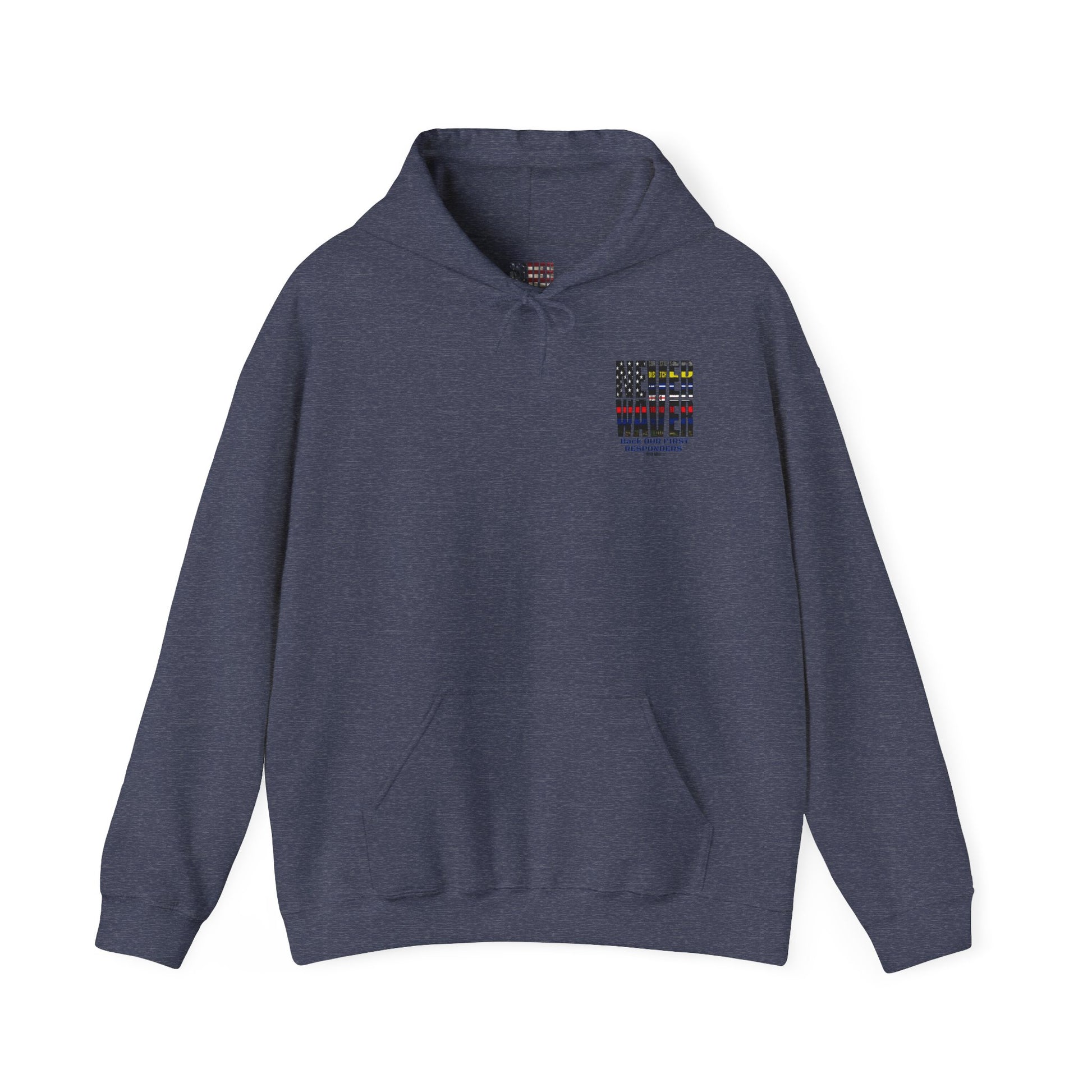 Never Waver Hooded Sweatshirt for First Responders - Never Waver