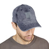 Vintage Embroidered Cap - 'Never Waver' Hat for Trendsetters