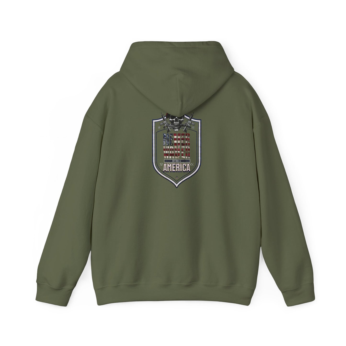 Never Waver Unisex Hooded Sweatshirt - Cozy Casual Wear for Everyday Comfort - Never Waver