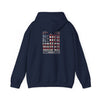 Patriotic Unisex Heavy Blend™ Hooded Sweatshirt - 'America Never Waver' - Never Waver