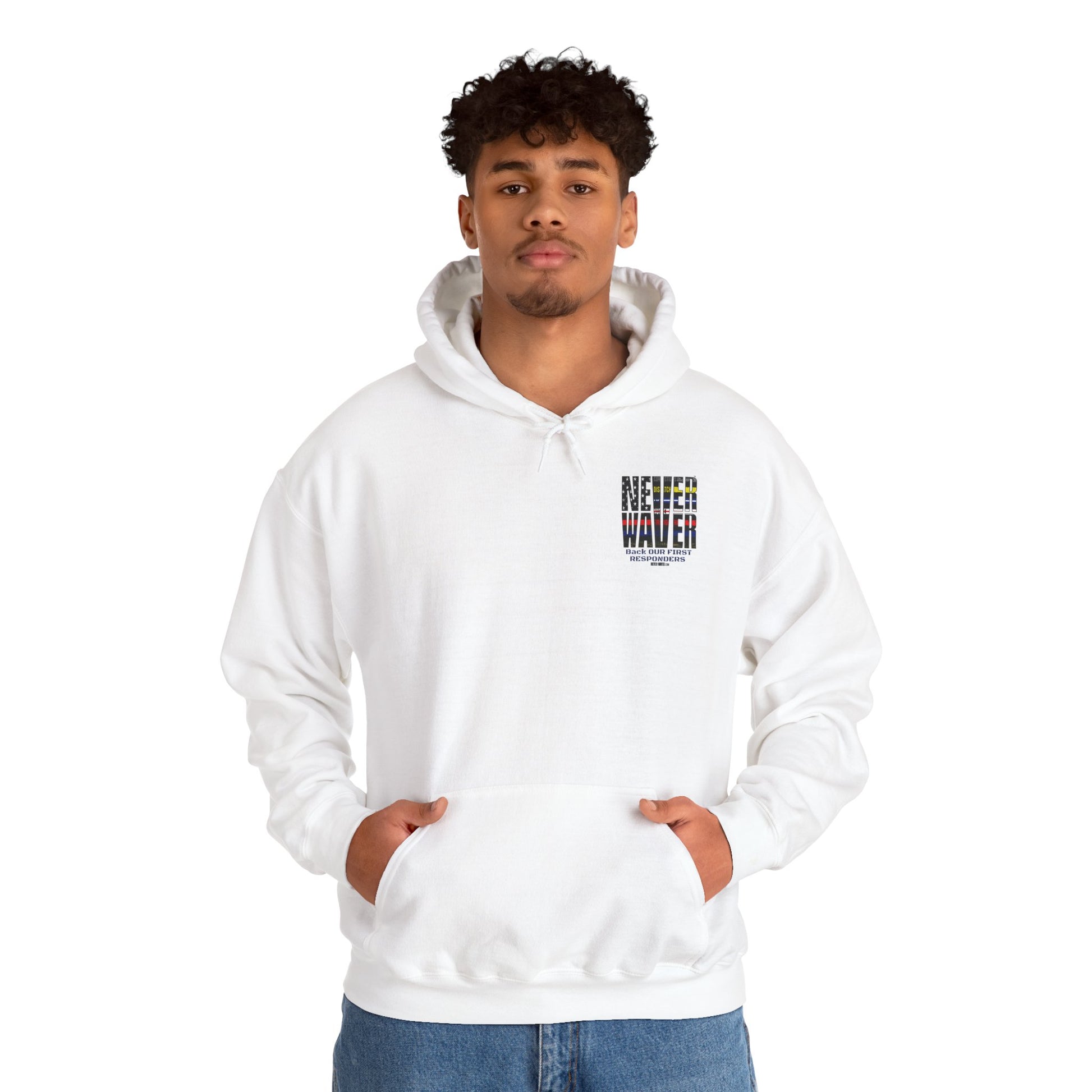 Never Waver Hooded Sweatshirt for First Responders - Never Waver