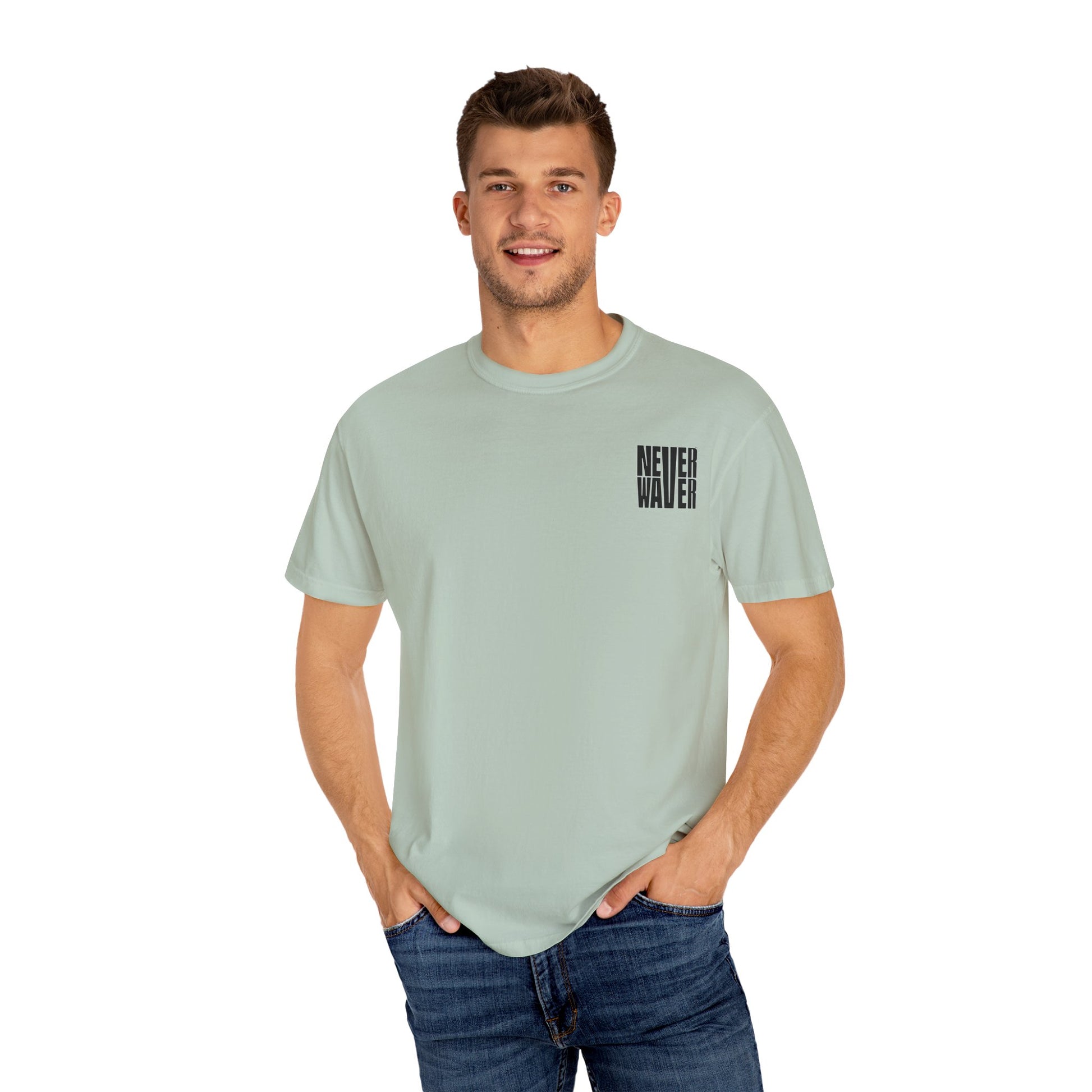 Unisex Garment-Dyed T-Shirt - 'Never Waver  I'm that Mom Sorry Not Sorry' Design - Never Waver