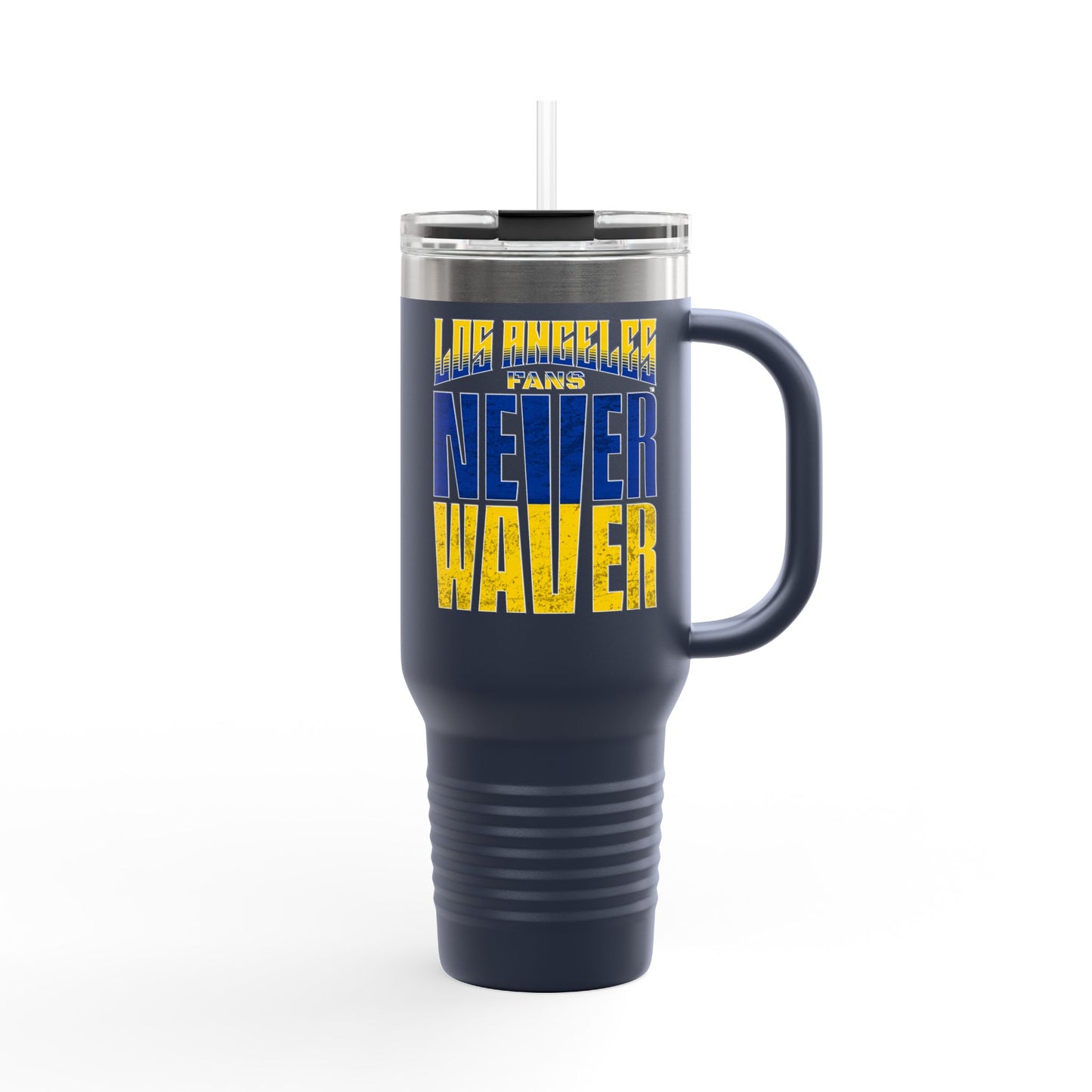 Los Angeles Fans Never Waver Insulated Travel Mug, 40oz - Never Waver