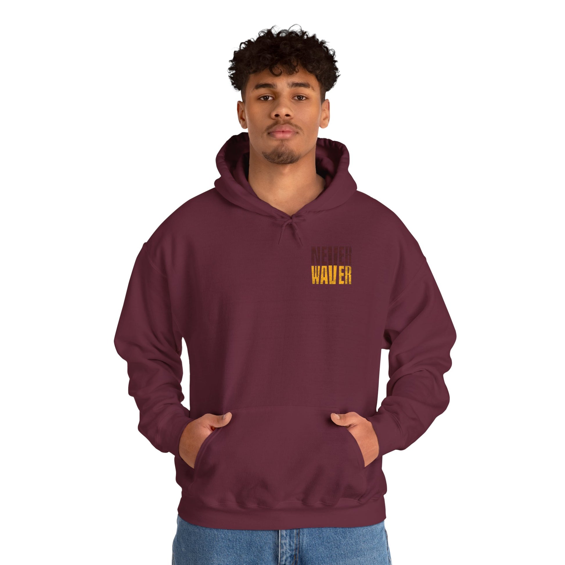 Washington Fans Never Waver Hooded Sweatshirt - Never Waver