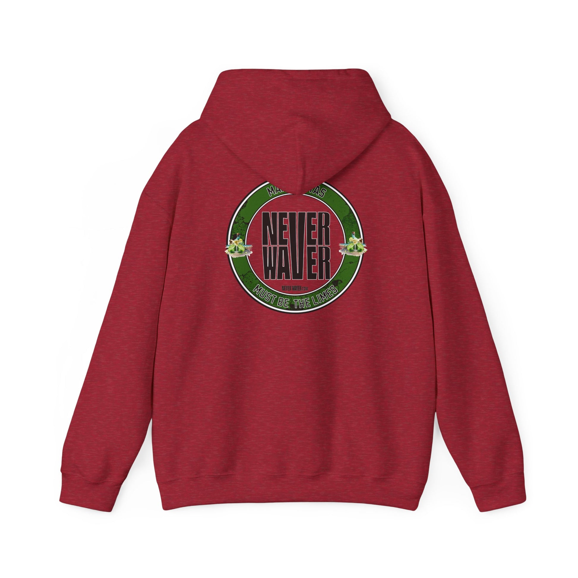 Eco-Friendly Unisex Hoodie: "Margaritas Never waver It must be the Limes?" - Never Waver