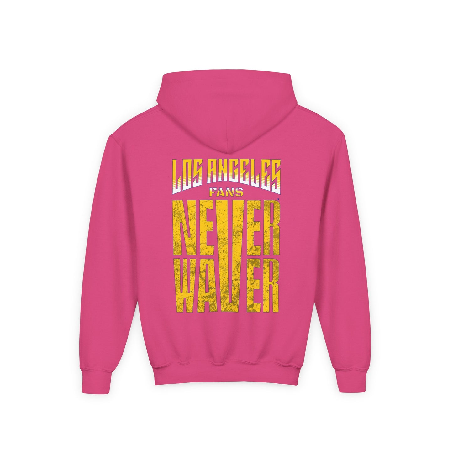 Los Angeles  Fans Never Waver Youth Heavy Blend Hooded Sweatshirt