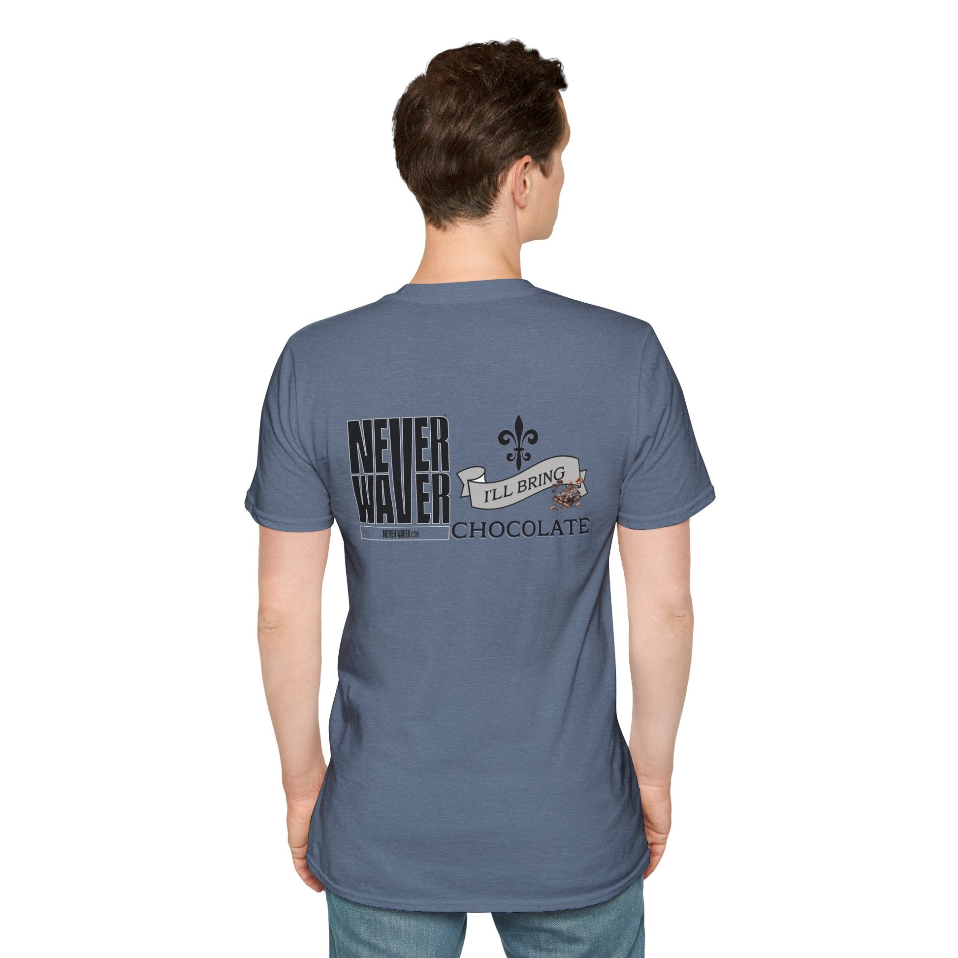Never Waver I'll Bring The Chocolate Unisex Softstyle T-Shirt - Never Waver