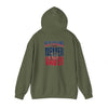 Unisex Heavy Blend™ Hooded Sweatshirt - New England Fans Never Waver w Leopard football - Never Waver