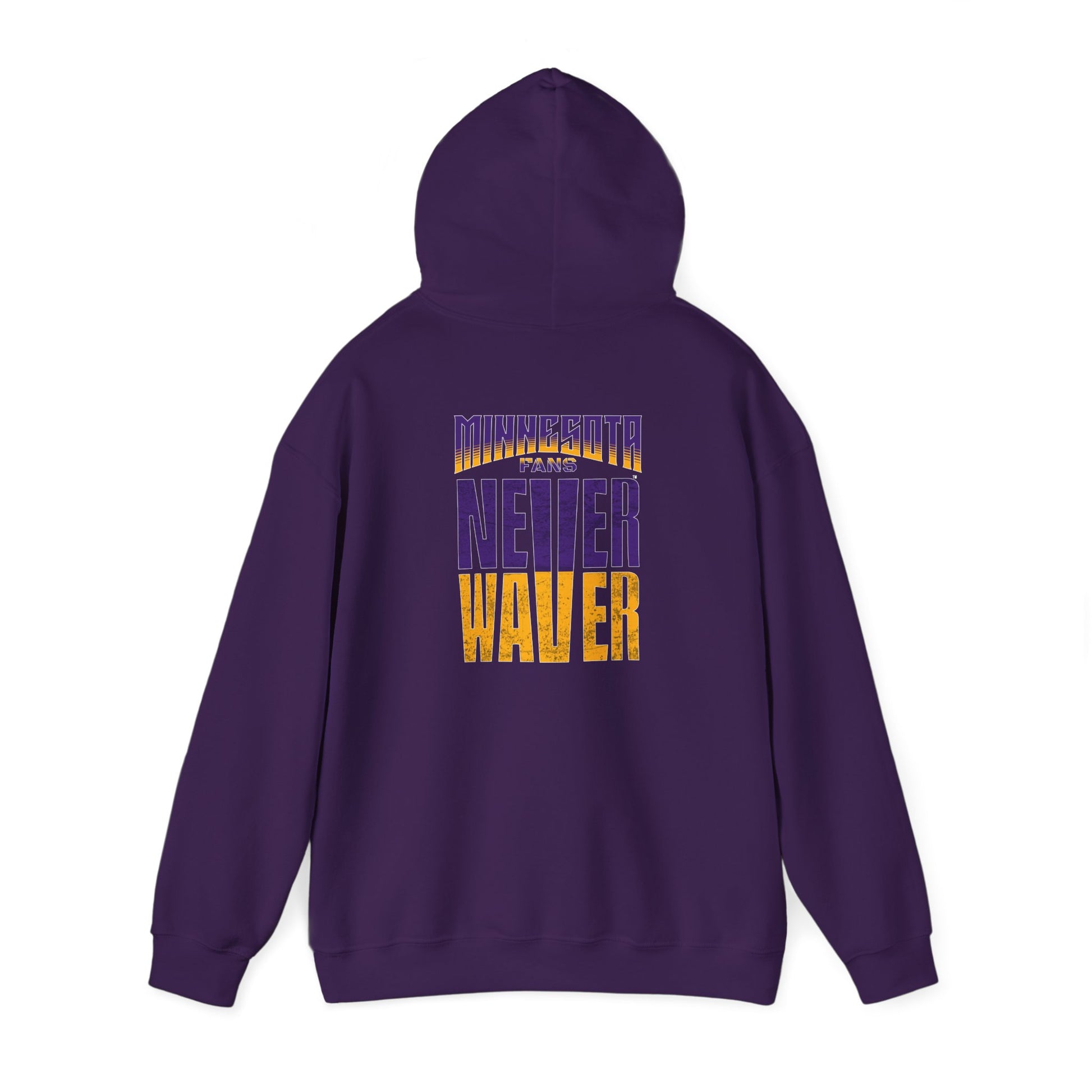 Unisex Heavy Blend™ Hoodie - "Minnesota Fans Never Waver" Design for Comfort and Motivation - Never Waver