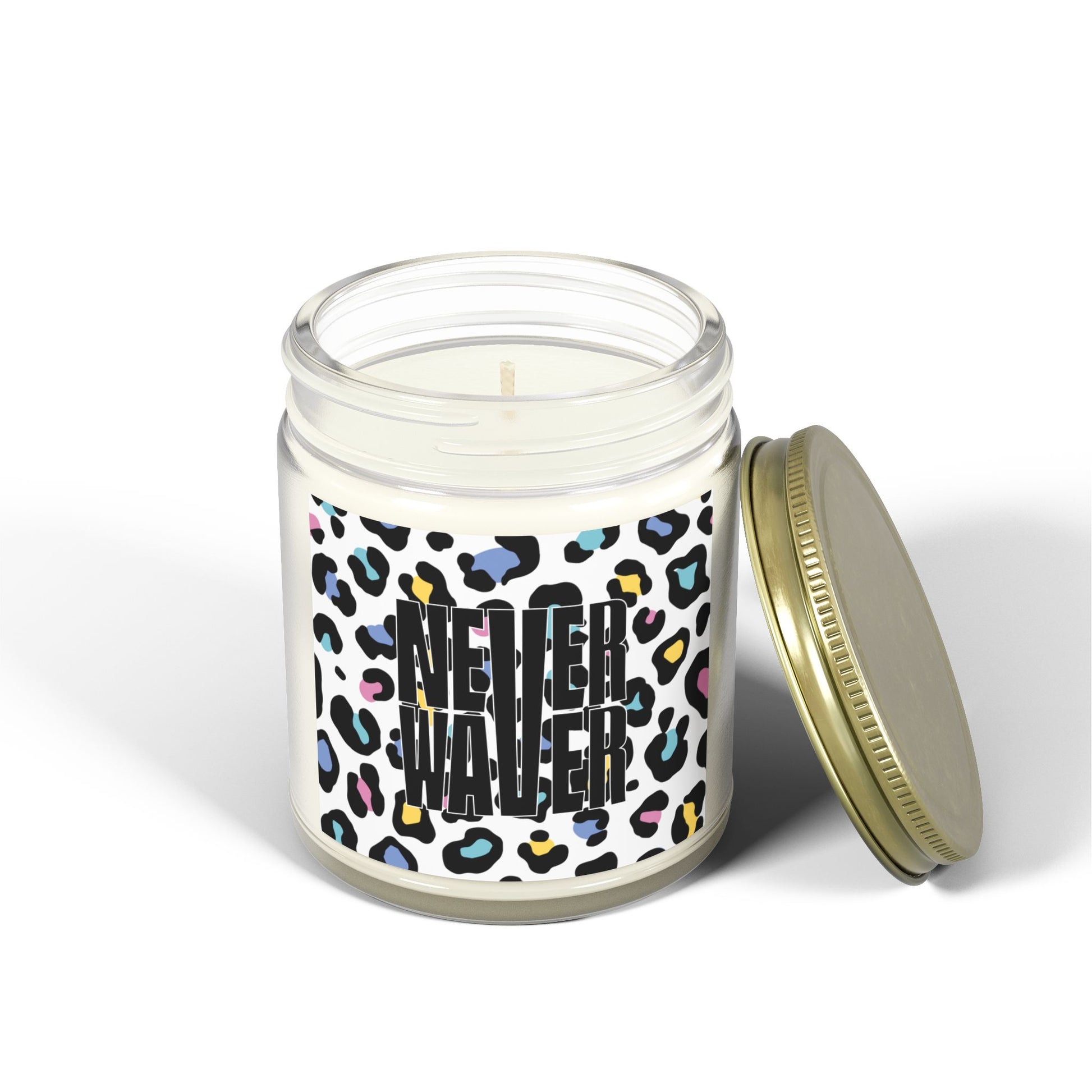 Never Waver Wild Vibes Scented Candles, Coconut Apricot Wax, Eco-Friendly Aromatherapy, Unique Home Decor, Gift for Her, Relaxation Gift - Never Waver