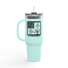 Insulated Travel Mug - Never Waver Tree of Cancer Ribbons, 40oz - Never Waver