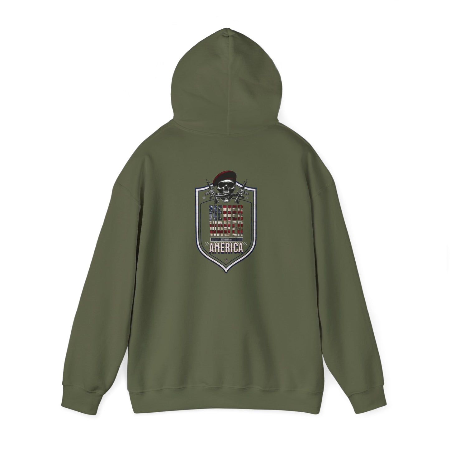 Never Waver Unisex Hooded Sweatshirt - Cozy Casual Wear for Everyday Comfort - Never Waver
