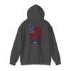 Unisex Heavy Blend™ Hooded Sweatshirt - Never Waver Crew with  American Flag Design - Never Waver