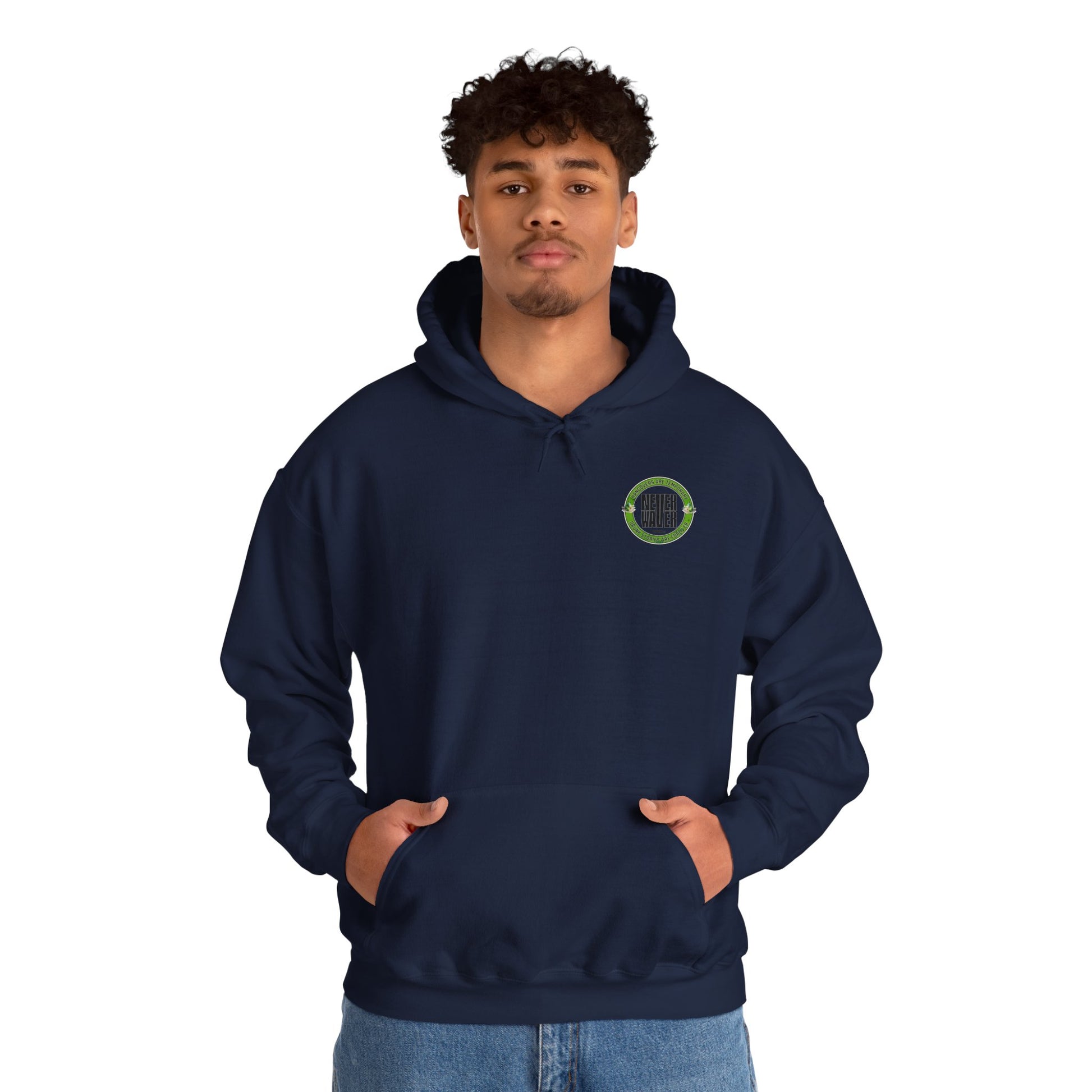 Unisex Heavy Blend™ Hooded Sweatshirt - 'Never Waver Hangovers Are Temporary Drunk Stories Are Forever - Never Waver