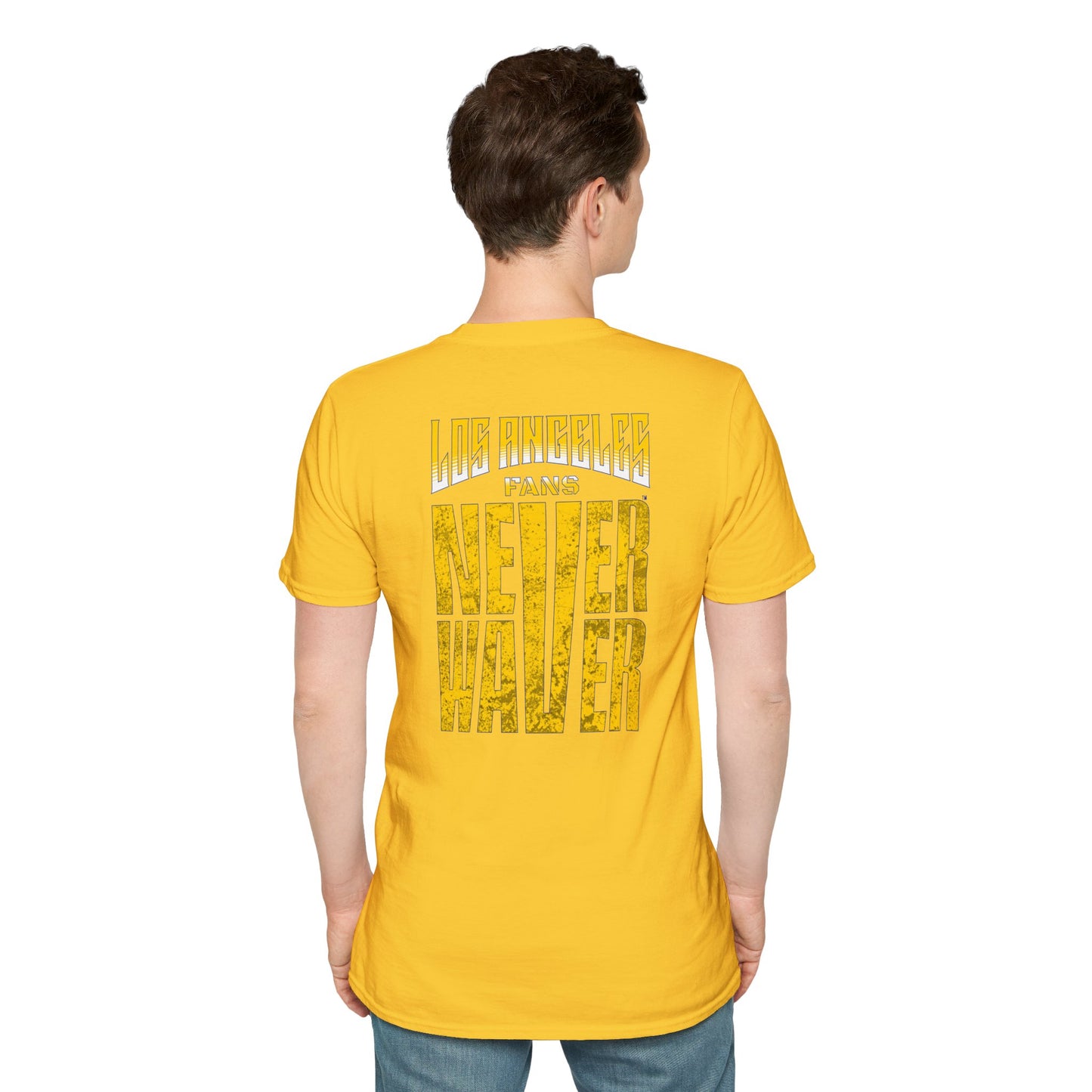 Los Angeles Fans Never Waver Unisex Softstyle T-Shirt - Never Waver
