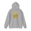 Los Angeles Fans Never Waver w Leopard Football Unisex Heavy Blend™ Hooded Sweatshirt - Cozy, Motivational Apparel for Everyday Wear