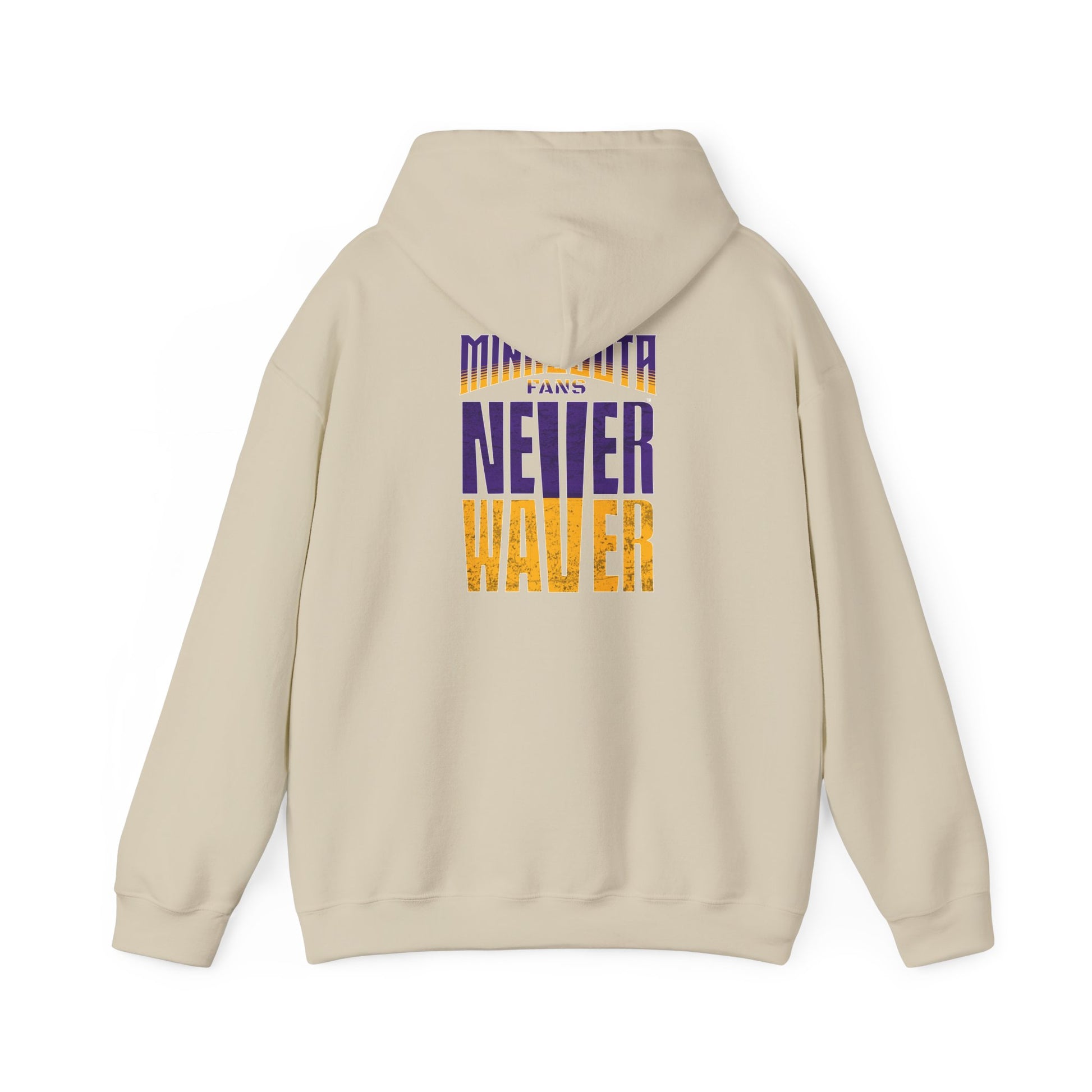 Unisex Heavy Blend™ Hoodie - "Minnesota Fans Never Waver" Design for Comfort and Motivation - Never Waver