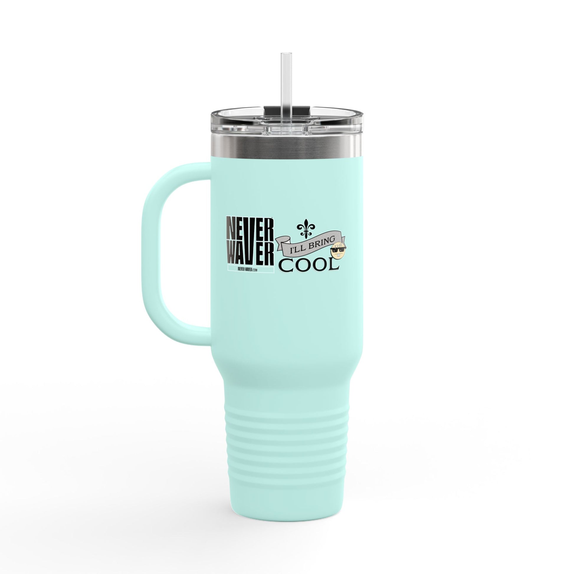 Never Waver I'll Bring The Cool Insulated Travel Mug, 40oz - Never Waver