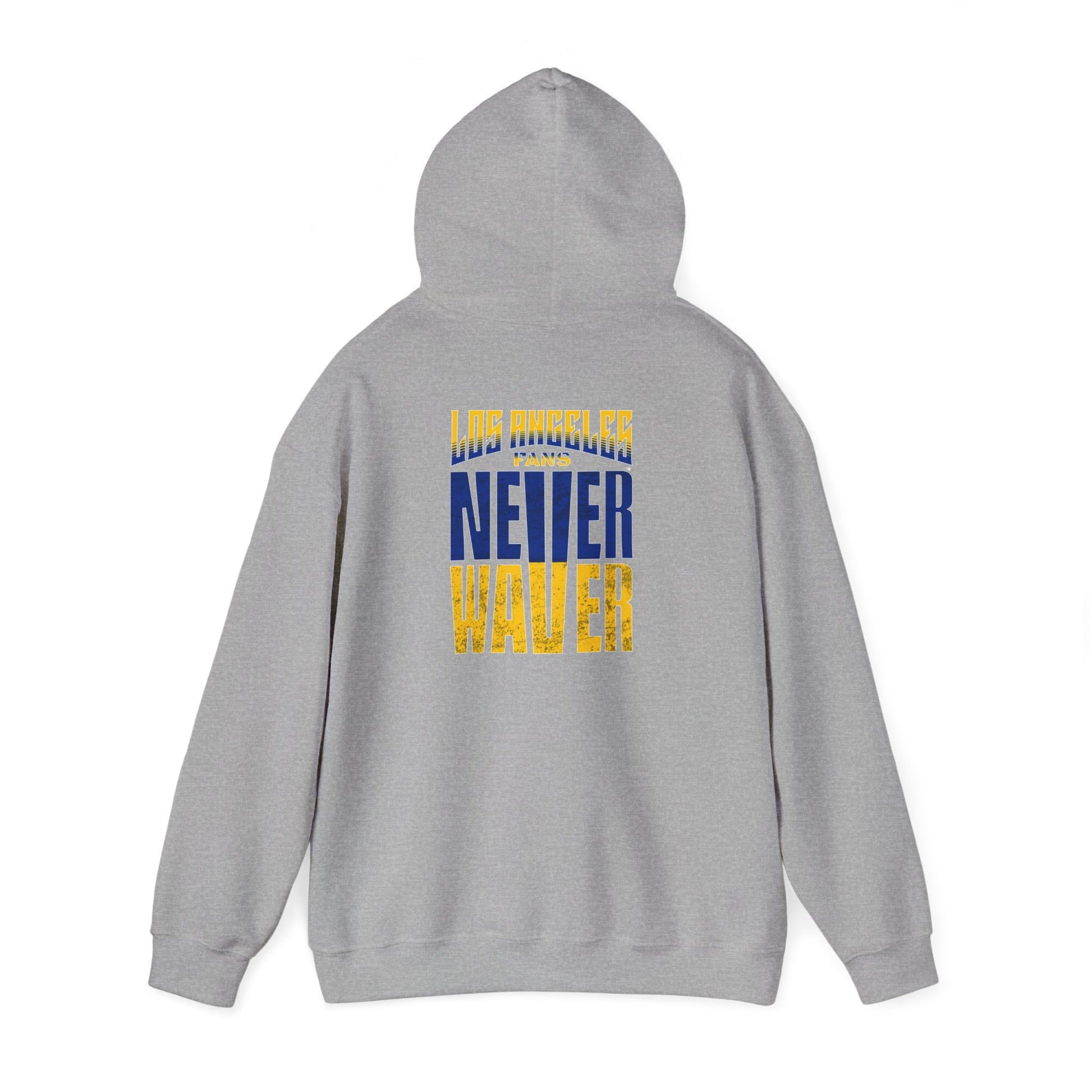 Inspired Unisex Heavy Blend™ Hooded Sweatshirt -Los Angeles Fans NEVER WAVER Graphic - Never Waver