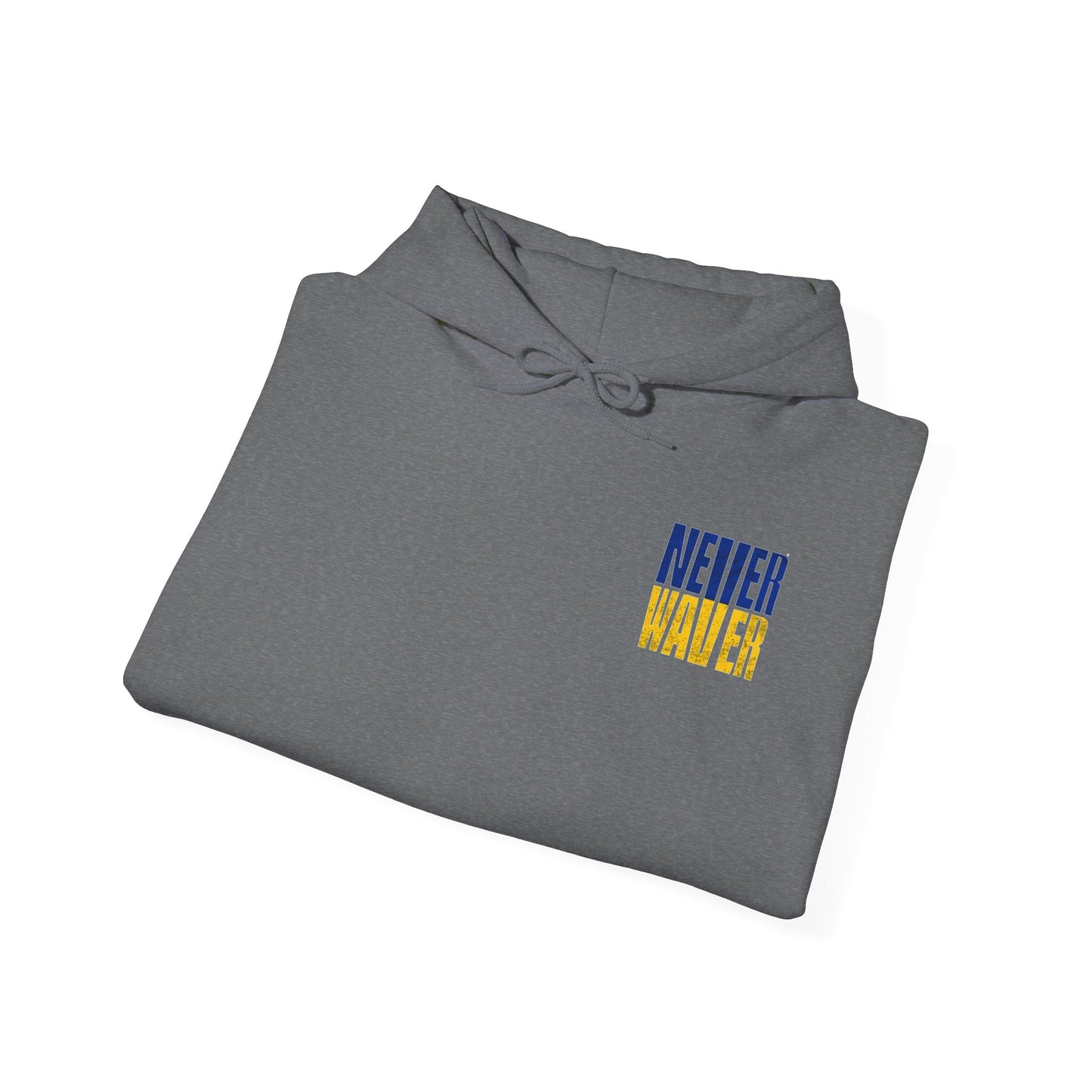 Inspired Unisex Heavy Blend™ Hooded Sweatshirt -Los Angeles Fans NEVER WAVER Graphic - Never Waver