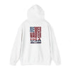 Patriotic Unisex Hooded Sweatshirt - 'Better Water USA' Design - Never Waver