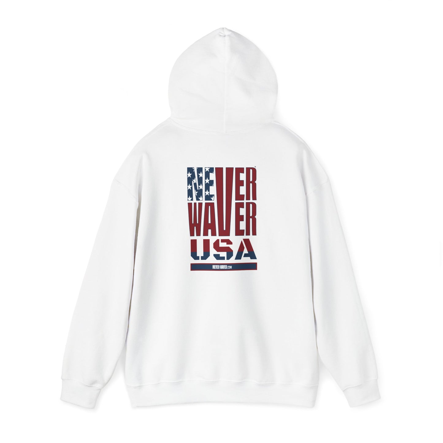 Patriotic Unisex Hooded Sweatshirt - 'Better Water USA' Design - Never Waver