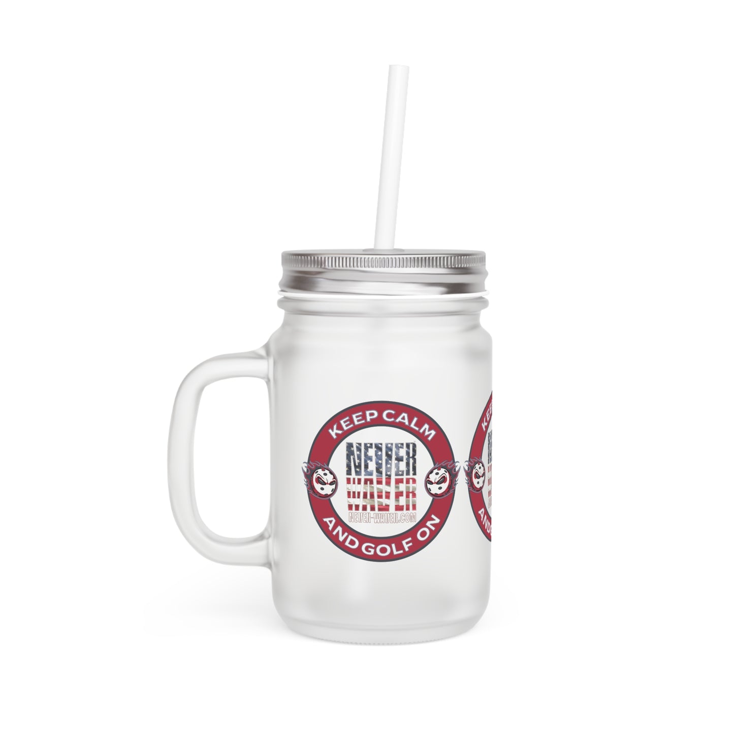 Never Waver Golf Mason Jar Cup - Perfect for Golf Lovers! - Never Waver
