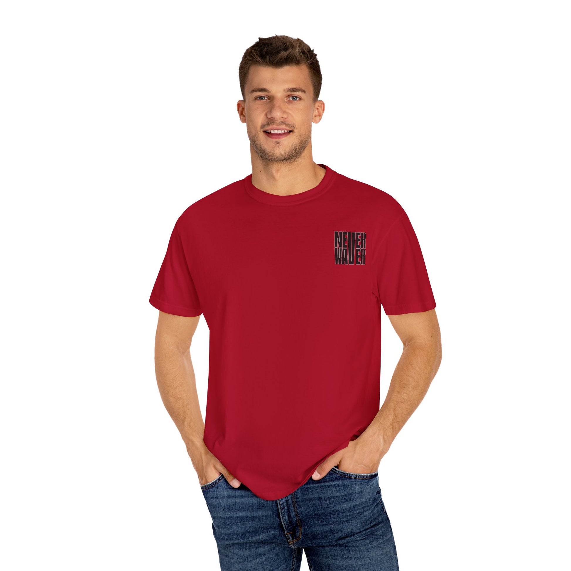 Unisex Garment-Dyed T-Shirt - 'Never Waver Mamacita Needs a Margarita' Design - Never Waver