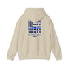 Never Waver Back The Blue Hoodie - Unisex Heavy Blend Sweatshirt - Never Waver