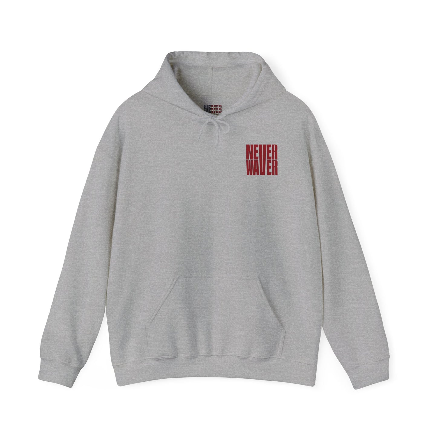 Unisex Heavy Blend™ Hoodie - 'Never Waver Just A Mom Trying Not to Raise A&&holes' - Never Waver