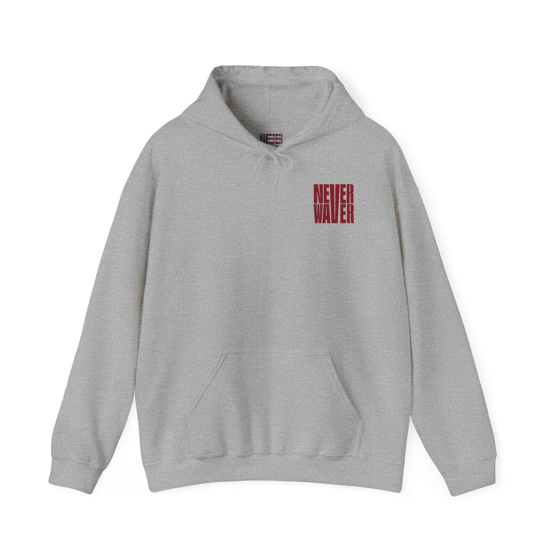 Unisex Heavy Blend™ Hoodie - 'Never Waver Just A Mom Trying Not to Raise A&&holes' - Never Waver