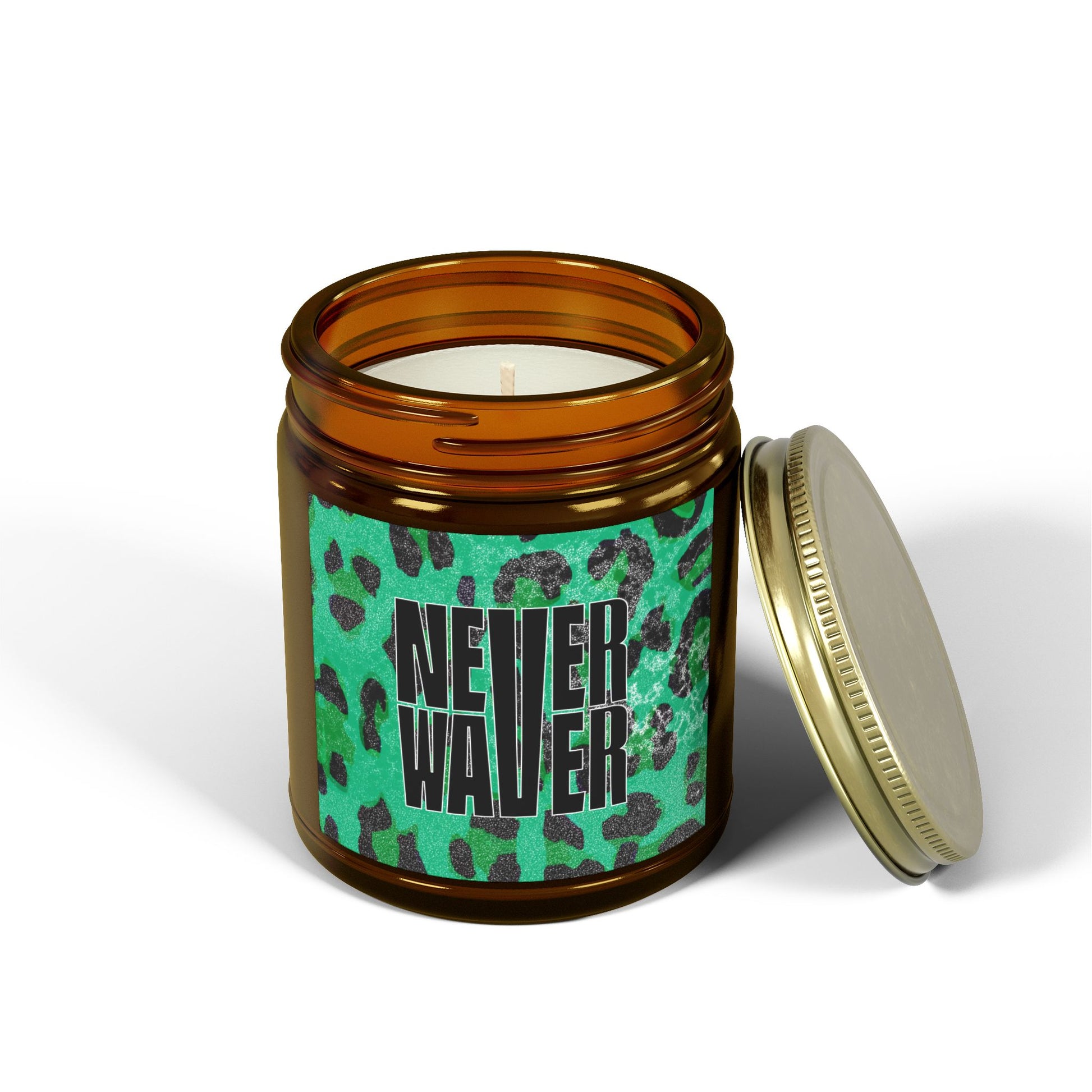 Never Waver Wild Vibes Scented Candles, Coconut Apricot Wax, Eco-Friendly Aromatherapy, Unique Home Decor, Gift for Her, Relaxation Gift - Never Waver