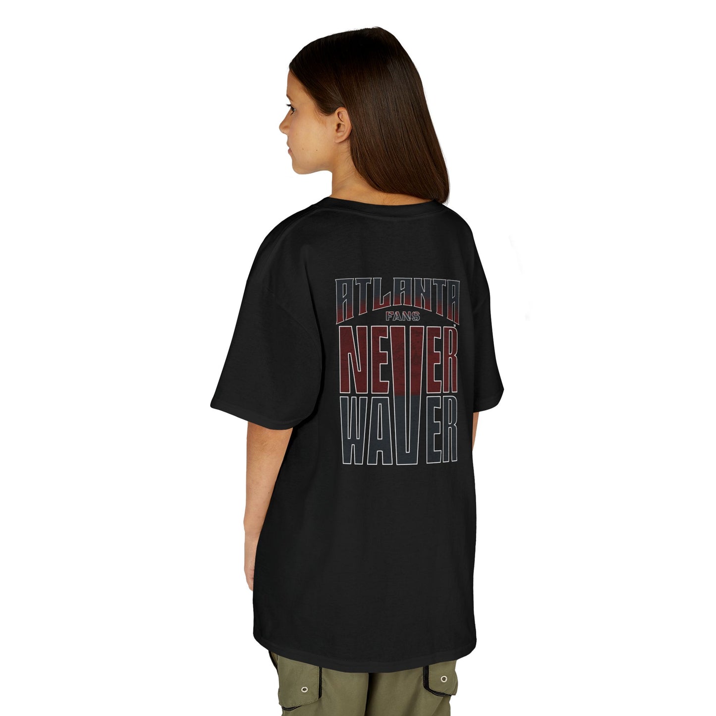 Atlanta Fans Never Waver Kids Heavy Cotton™ Tee - Never Waver