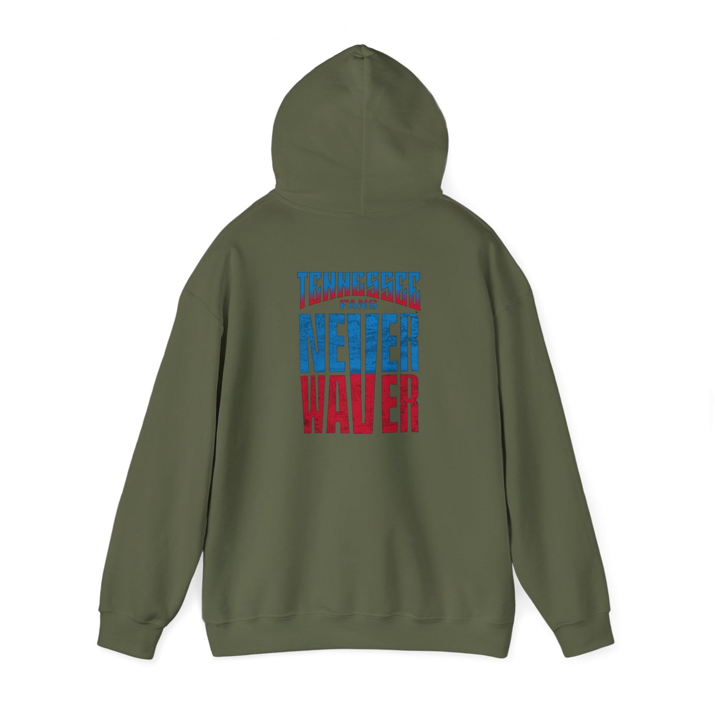 Tennessee Fans Never Waver Unisex Heavy Blend™ Hooded Sweatshirt – Casual Comfort for All Occasions - Never Waver